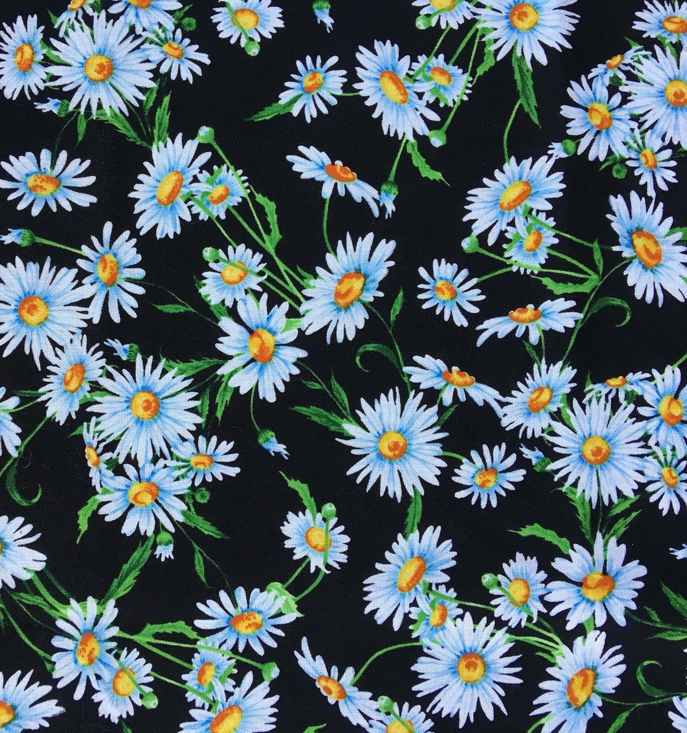 Daisy Flower Bunch Bandana - Timeless Treasures - 100% Cotton