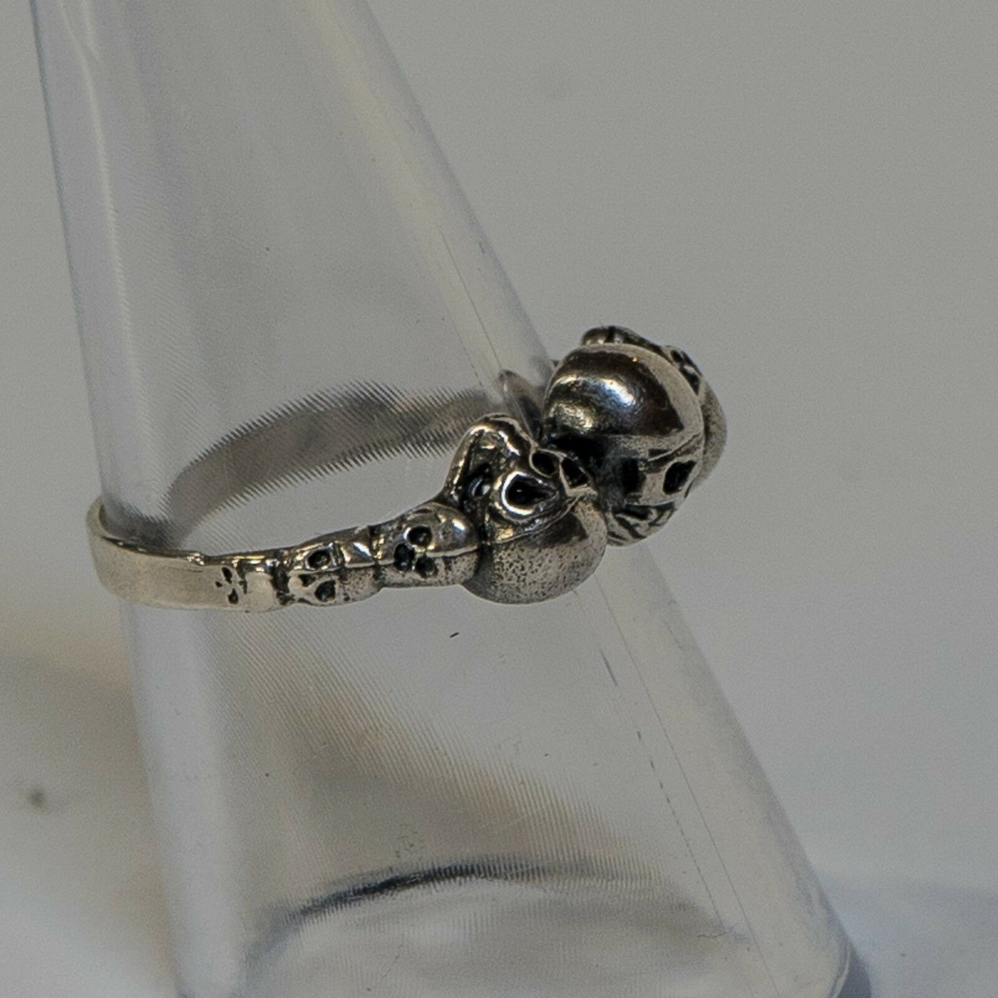 Voodoo Skull Ring .925 sterling silver