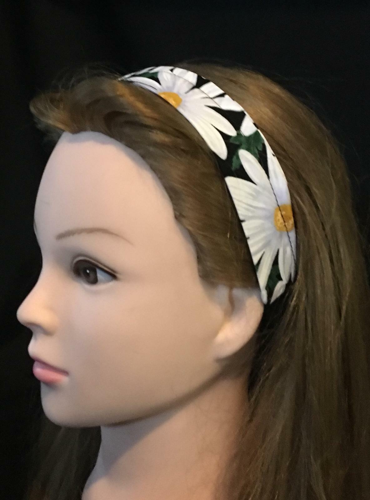 Daisy Flower Florist Headband - Timeless Treasures - 100% Cotton