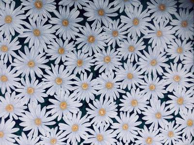 Daisy Flower Florist Bandana - Timeless Treasures - 100% Cotton