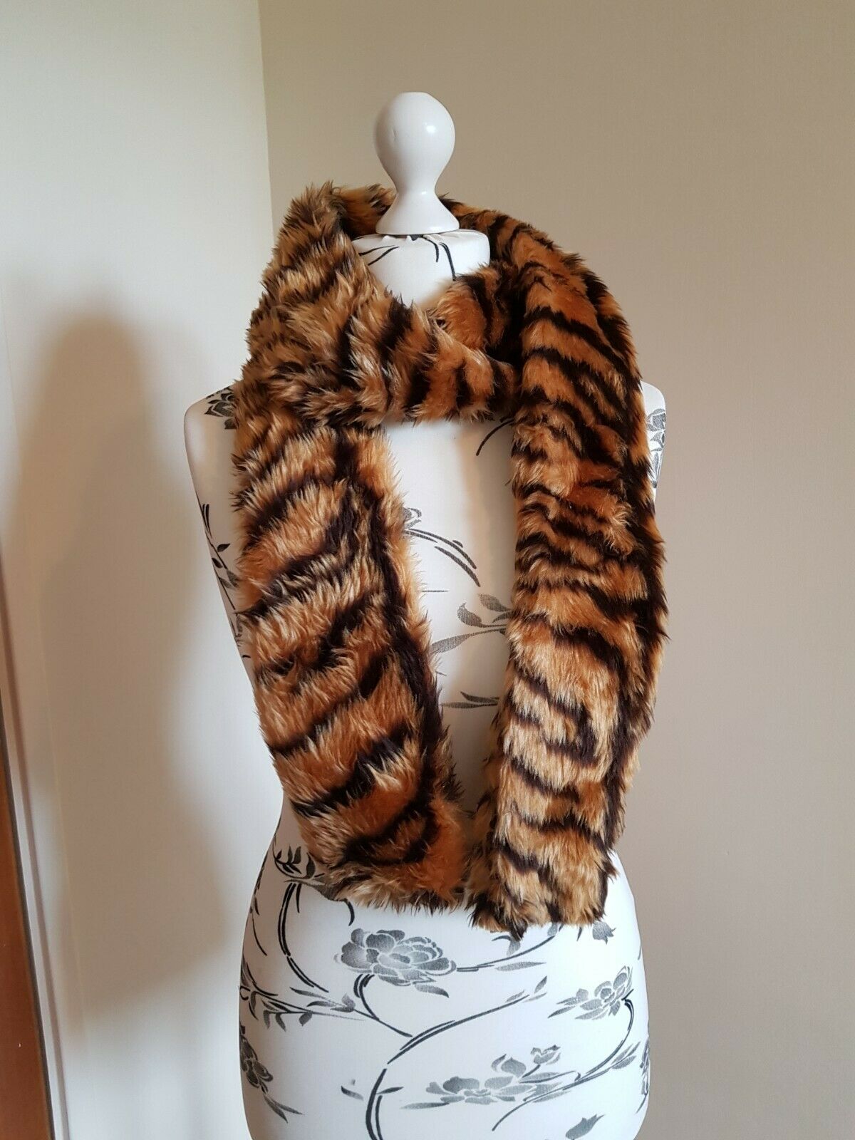 Animal Faux Fur Thick Fluffy Scarf - various designs