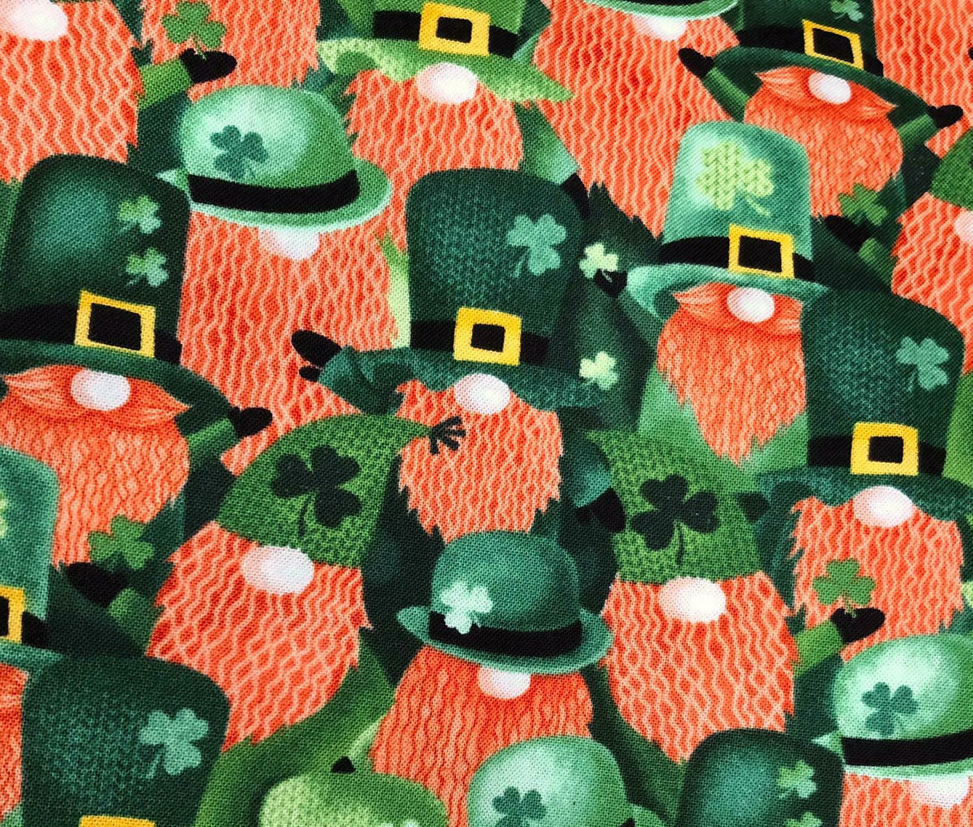 Lucky Irish Leprechaun Designer Cushion Cover Case fits 18" x 18" 100% Cotton