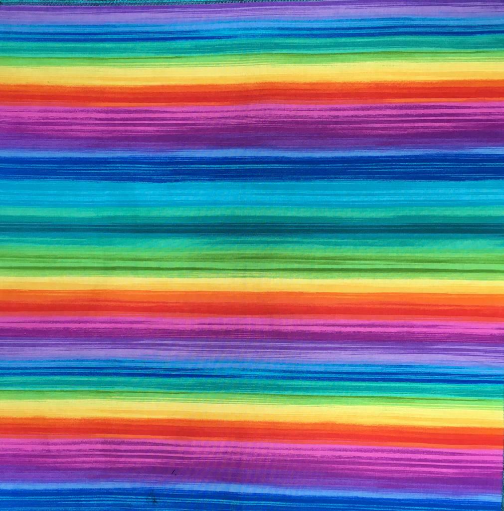 Rainbow Striped - Timeless Treasures - 100% Cotton Fabric