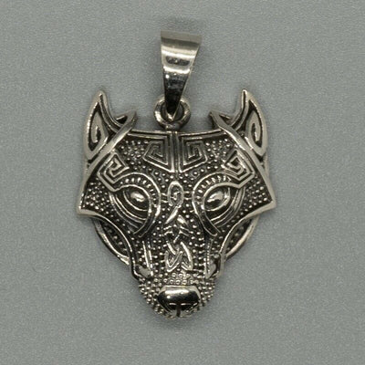 Celtic Wolf Pendant - .925 sterling silver