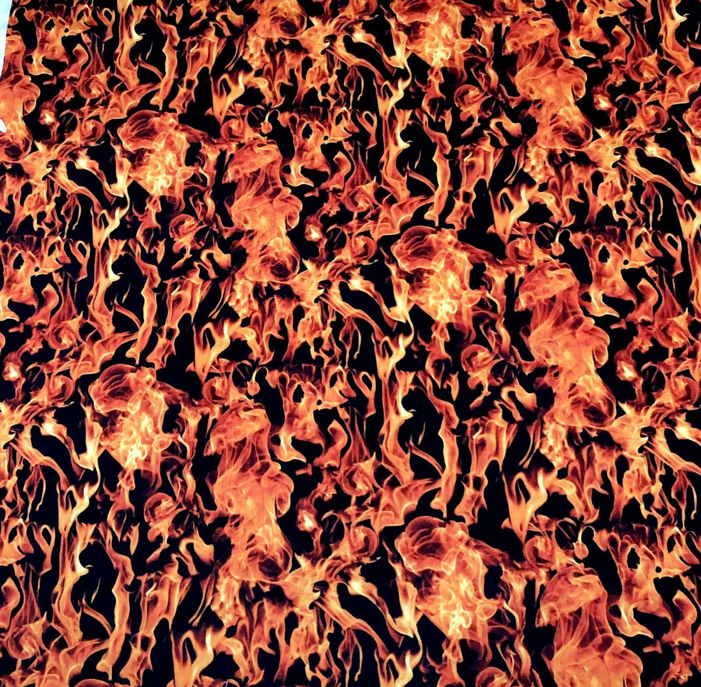 Dragon Fire Flames Timeless Treasures Fabric for Face Masks Apparel Costume