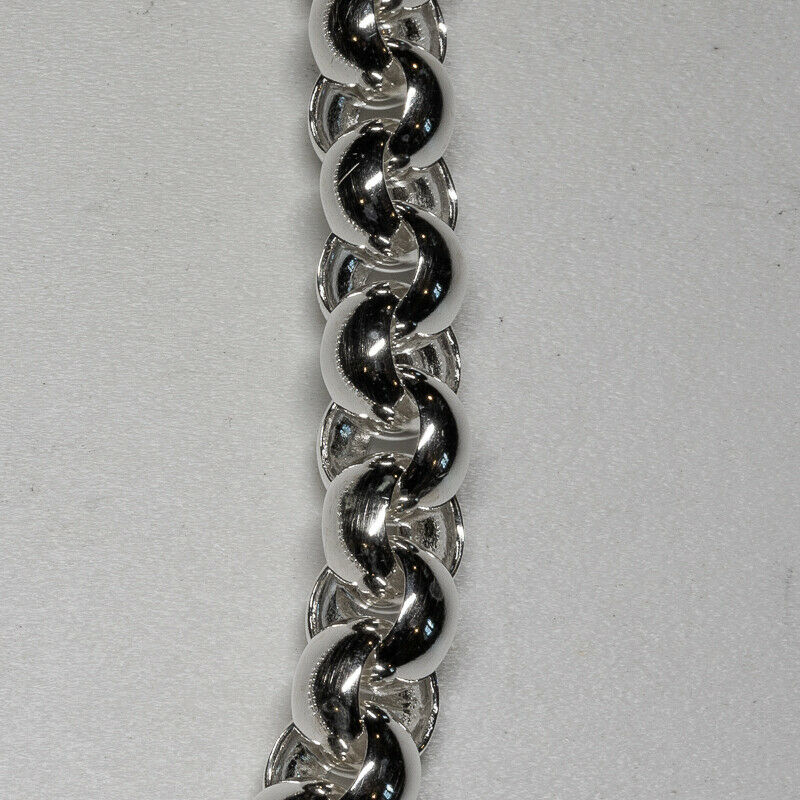 Belcher Chain - 12mm - Necklace - Sterling Silver