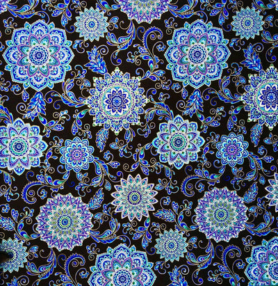 Paisley Mandala Floral Designer Cushion Cover Case fits 18"x18" 100% Cotton