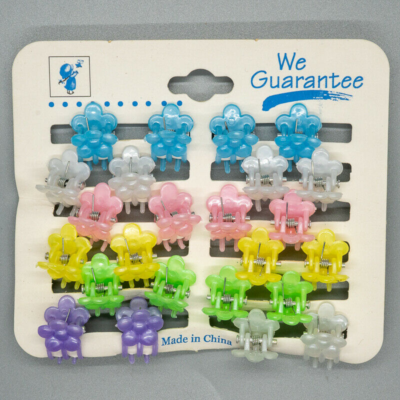 Mini Hair Claw Clips Clamps for women & girls Grip School Accessories