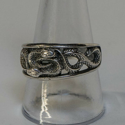 Entwined Snake Ring 925 sterling silver