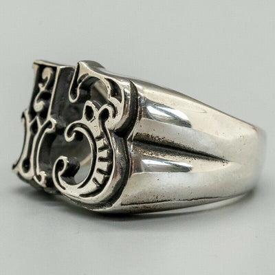 3D Carnival Lucky 13 Ring - .925 sterling silver