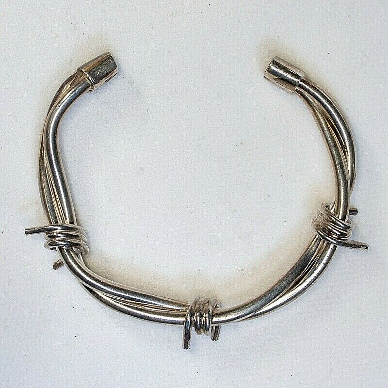 Barbed Wire Torc - .925 sterling silver