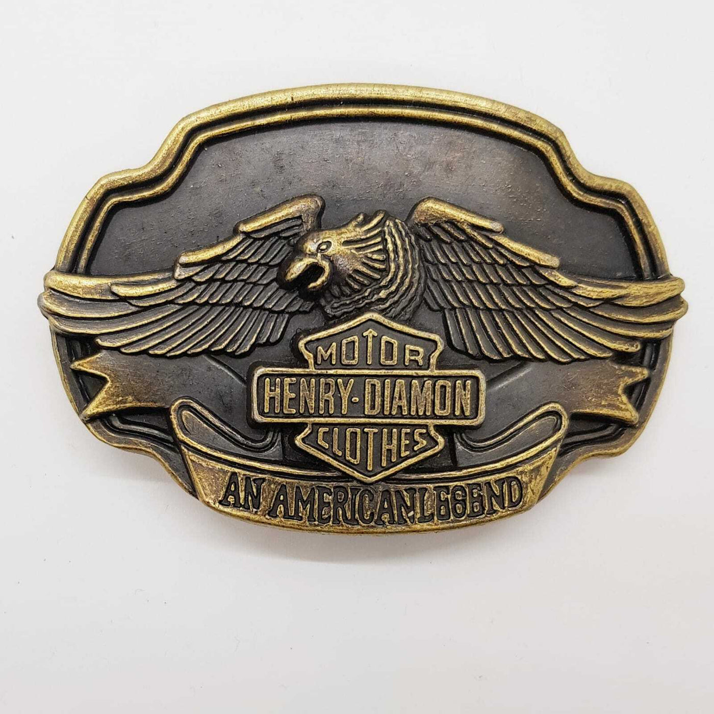 Motor Henry-diamon Clothes Belt Buckle Biker Golden Eagle American feeanddave