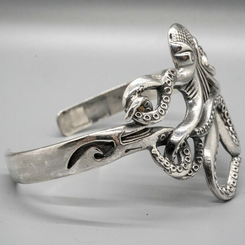 Kraken Torc/Bangle 925 sterling silver