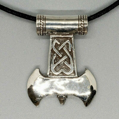 Celtic Axe Pendant  - .925 sterling silver