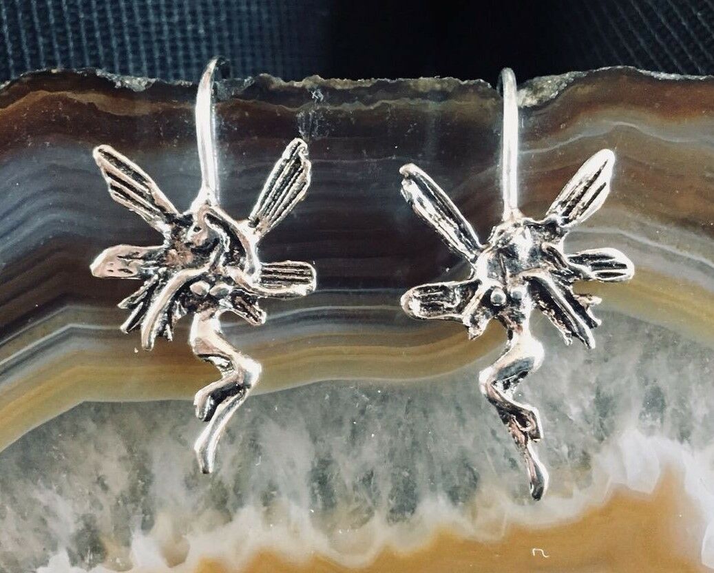Fairy Dropper .925 sterling silver earrings