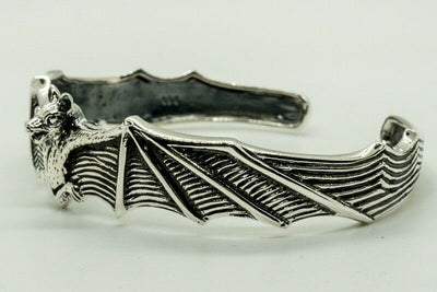 Bat Bangle - Small - .925 sterling silver