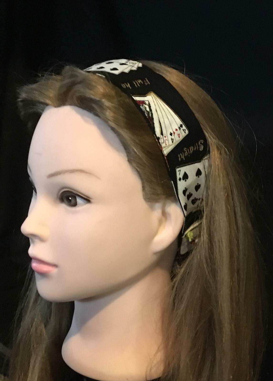 Poker Casino Card Bandana Head Hair band Biker ladies fashion feeanddave