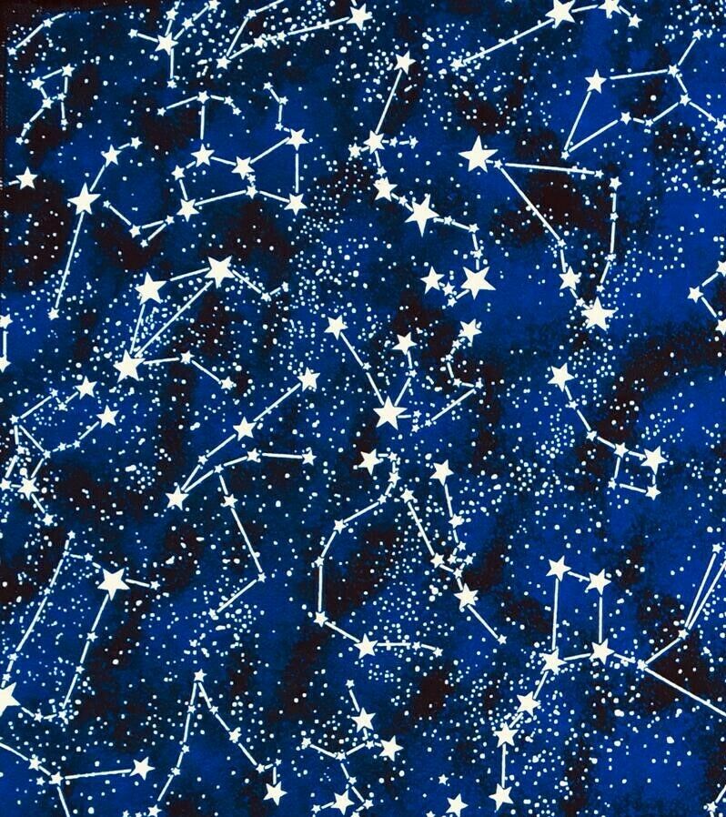 Constellation Glow in the Dark - Timeless Treasures - 100% Cotton