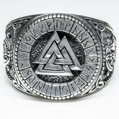 Odin Signet Ring 925 sterling silver Ring