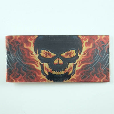 Flame Skull 3D effect Belt Buckle Gothic Metal Biker Rock n Roll Rocker Punk
