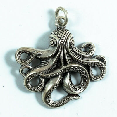 Kraken Pendant  .925 Sterling Silver