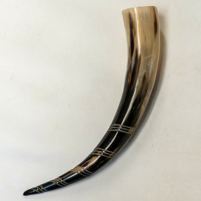 Viking Oxen Buffalo Drinking Horn Pagan Medieval Game of Thrones Beer feeanddave