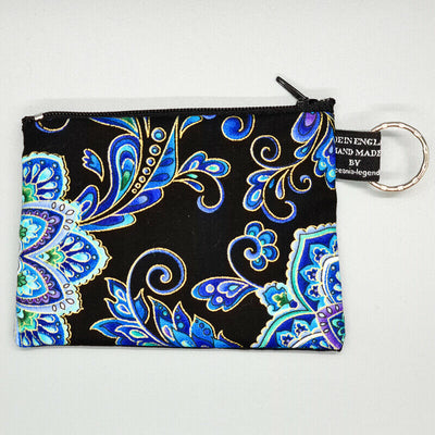 Flower Butterfly Paisley Handmade Coin Purse Cash Money Wallet Cotton Xmas Gift
