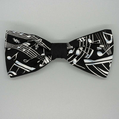 Musical Note Trebel clef Bowtie Dickie Hair Bow Prom Pre-Tied Suit feeanddave