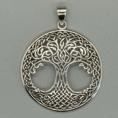 Tree of Life Pendant 925 silver Celtic Pagan Druid Spiritual Gothic