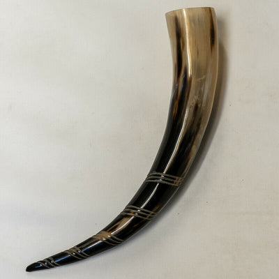 Viking Oxen Buffalo Drinking Horn Pagan Medieval Game of Thrones Beer feeanddave