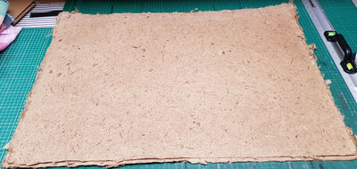 Coconut - Handmade Mulberry Paper - 80cm x 55cm Large Rolled Sheet