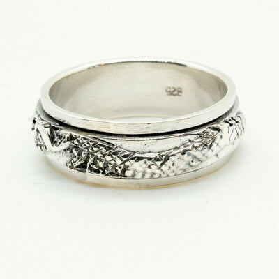 Dragon Spinner Ring - .925 sterling silver