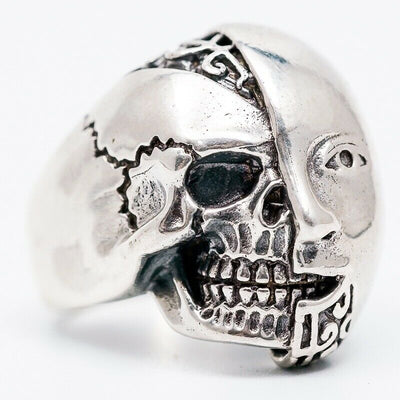 Android Robot Skull Ring - .925 sterling silver