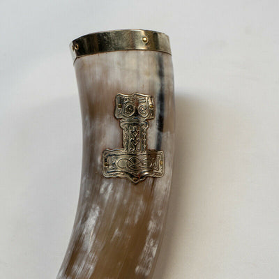 Viking Ox Thor Drinking Horn Pagan Medieval Game of Thrones Beer