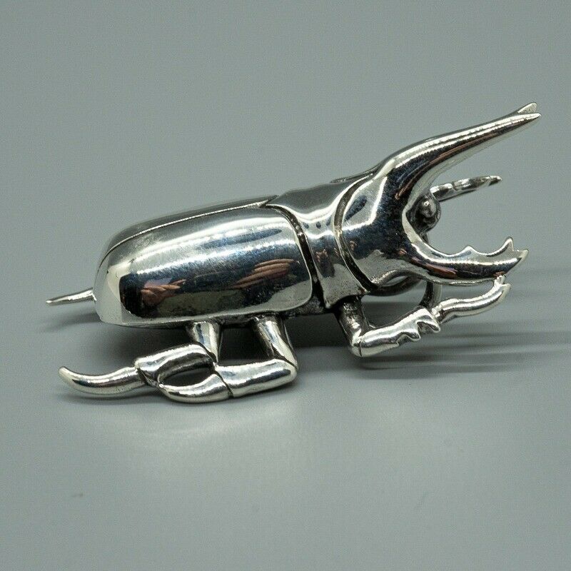 Scarab Beetle handmade from 925 sterling silver, supplied with a bootlace cord, or you can add a silver chain from  our shop