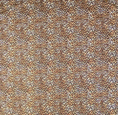 Metre Leopard Print 100% Cotton Fabric Timeless Treasures perfect for face masks