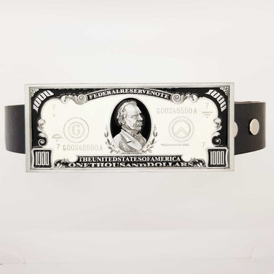 $1000 Thousand Dollar Belt Buckle