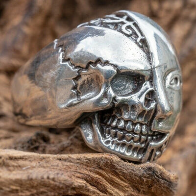 Android Robot Skull Ring - .925 sterling silver