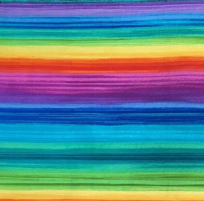 Rainbow Striped - Timeless Treasures - 100% Cotton Fabric