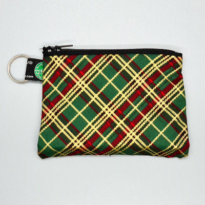 Scottish Clan Tartan Handmade Coin Purse Cash Money Wallet Cotton Xmas Gift Scot