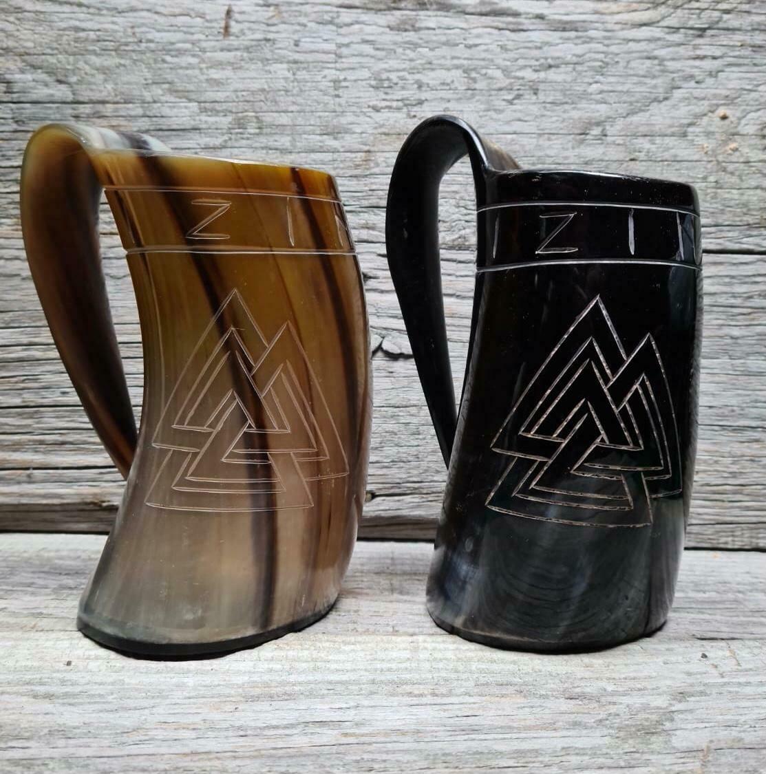 Valknut Viking Drinking Tankard