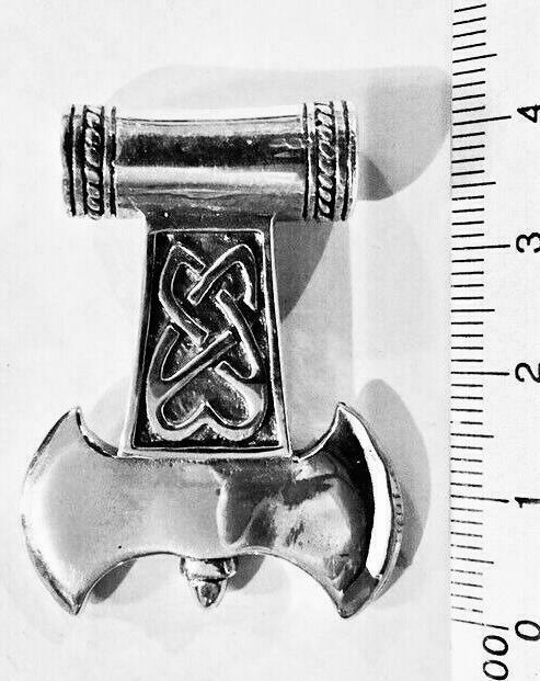 Celtic Axe Pendant  - .925 sterling silver
