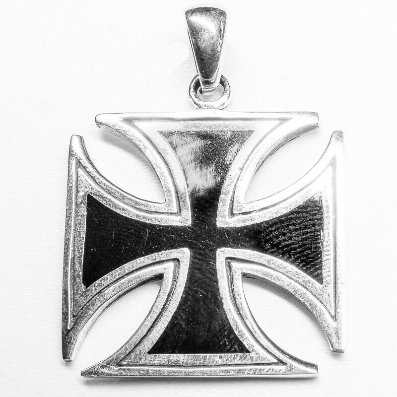 Iron Cross Sterling Silver Pendant