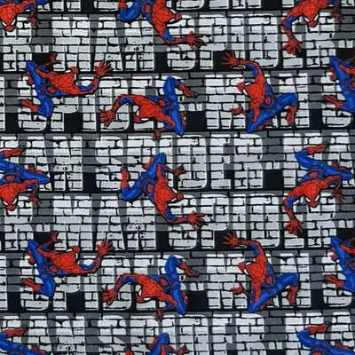 Spiderman Marvel Avengers superhero comic 100% Cotton Fabric Ideal for Face Mask
