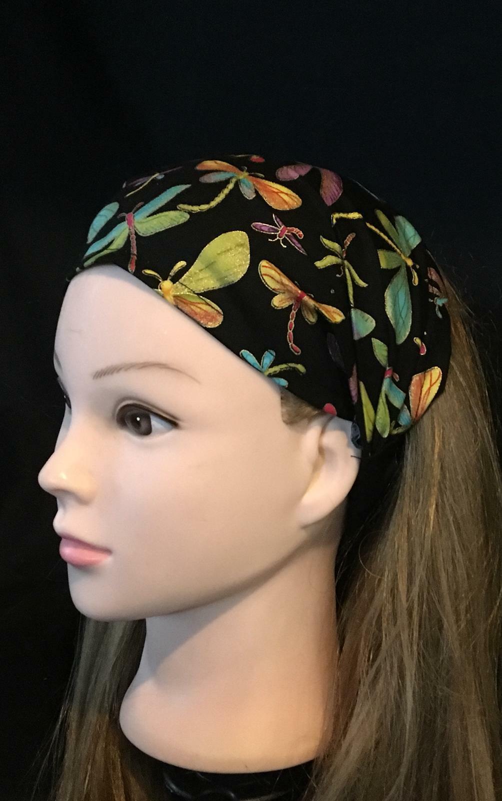 Dragonfly Butterfly Wide Hair Band Head Bandana Turban Ladies Fashion Feeanddave