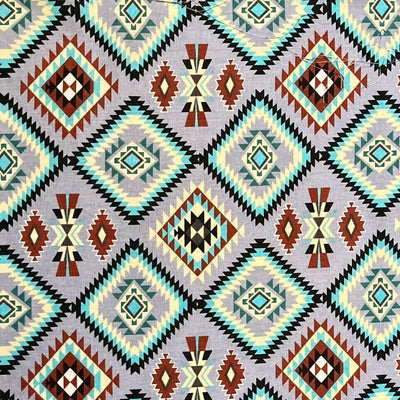Navajo & Aztec Influenced  David Textiles 100% Cotton Fabric Ideal for Masks