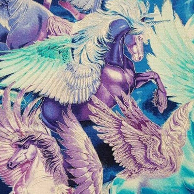 Pegasus & Unicorn Bandana Head band Scarf Chemo Biker Pagan Magical Myth