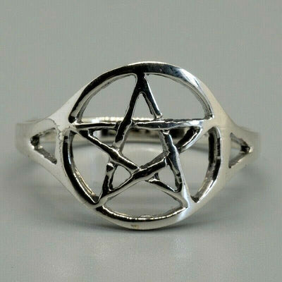Pentagram Ring .925 sterling silver