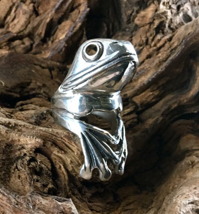 Frog Prince Ring .925 sterling silver