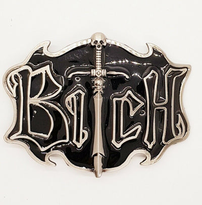 Bitch Sword Belt Buckle